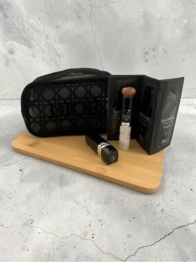 Dior Beauty Cosmetic Pouch including a Dior lip stick and Lacquer Stick. - New